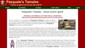 Pasquale's Tamales Website